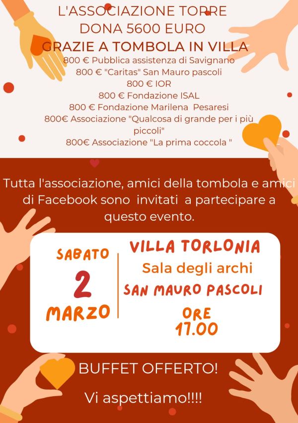 Donazione Associazine Torre